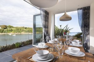 Luxury Seaside Holiday Home Rental with Stunning Sea views in Gillan Helford Cornwall